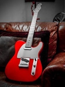 red fender telecaster maple neck