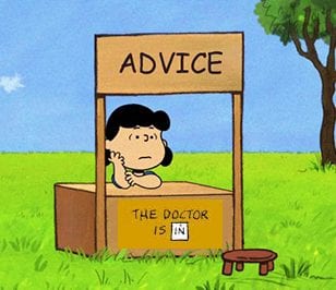 lucy gives advice