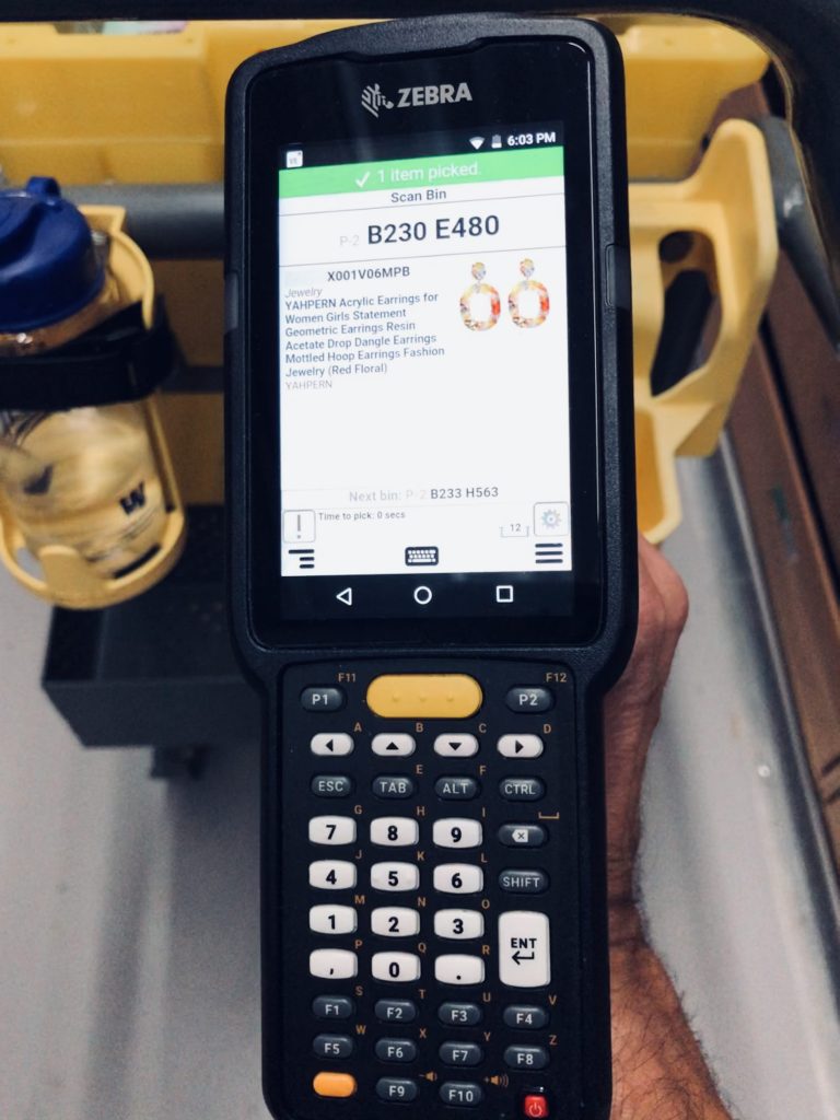 A picking scanner