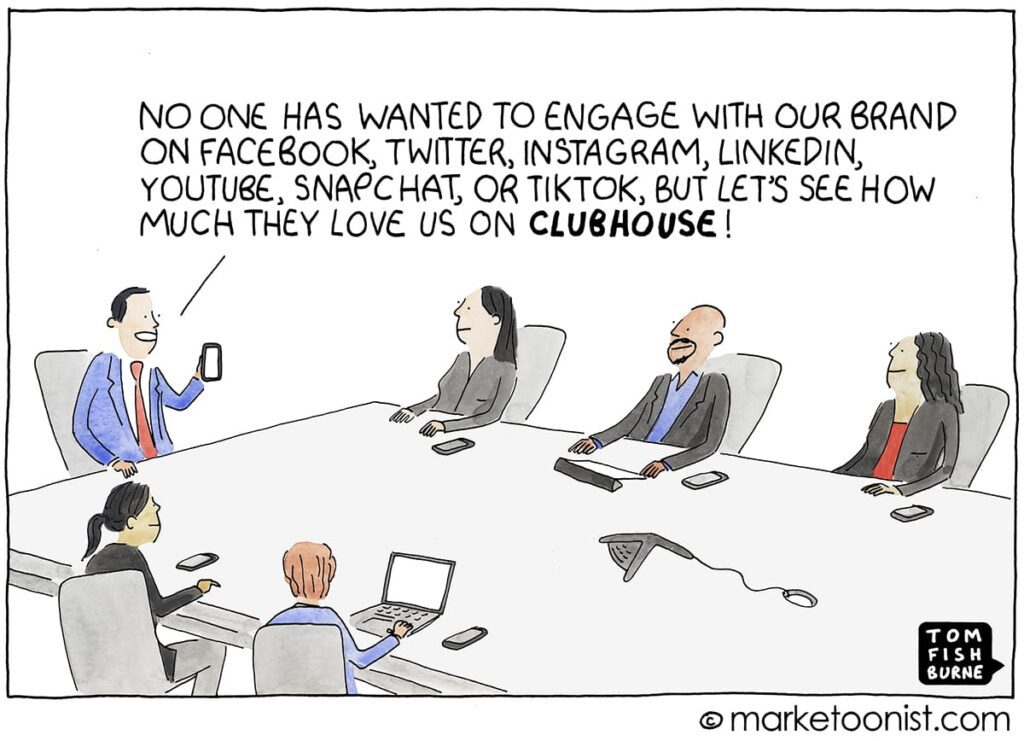 clubhouse is a fad