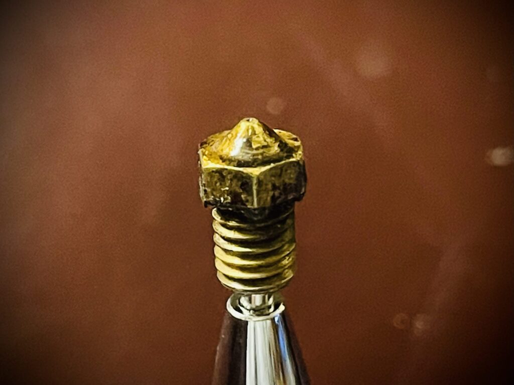 clogged 3d printer nozzle