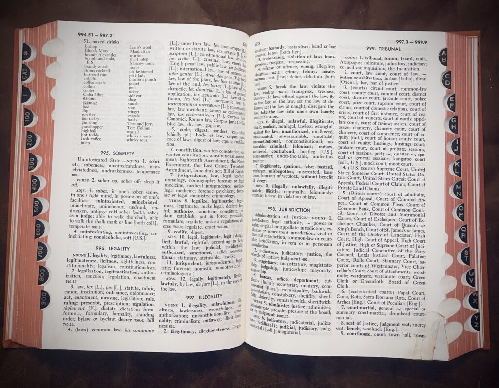roget's international thesaurus