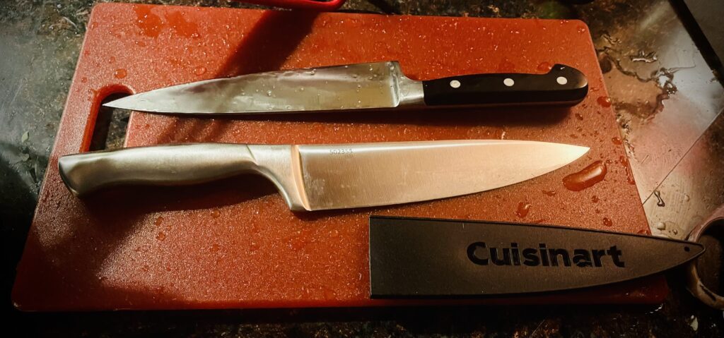 henkles knife and cuisinart knife