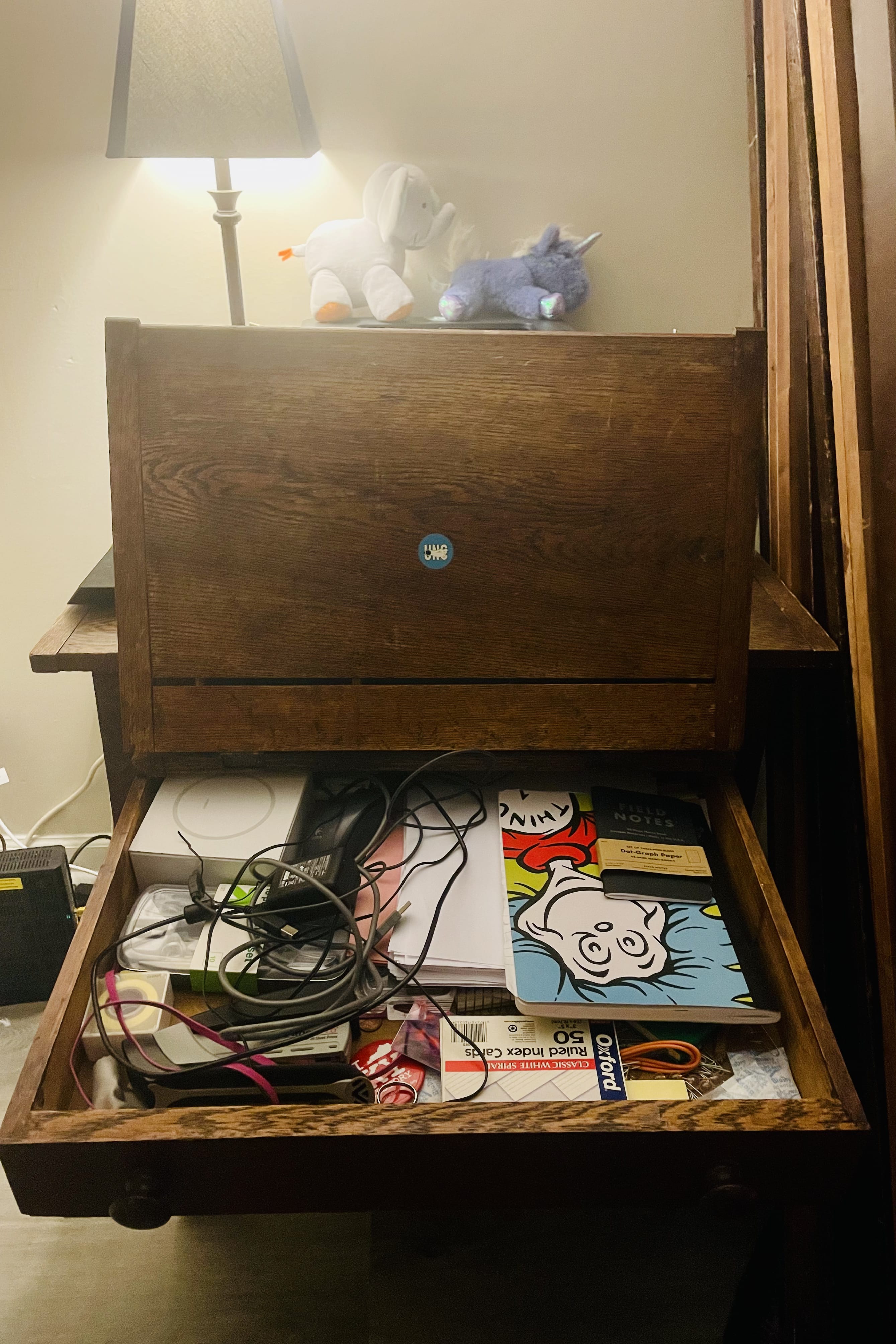 The mystery desk. What else is inside?
