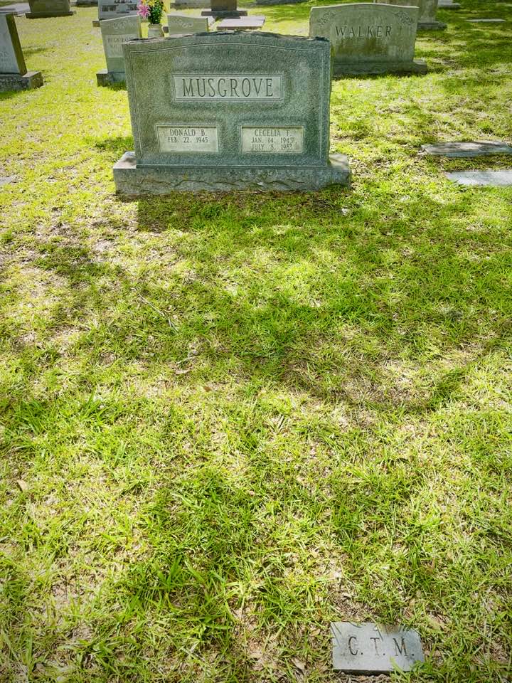 Cecelia Musgrove gravesite - Mt. Hope Cemetery Florence, SC